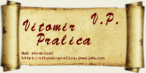 Vitomir Pralica vizit kartica